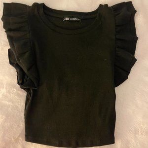 Ruffle Sleeve Zara Top